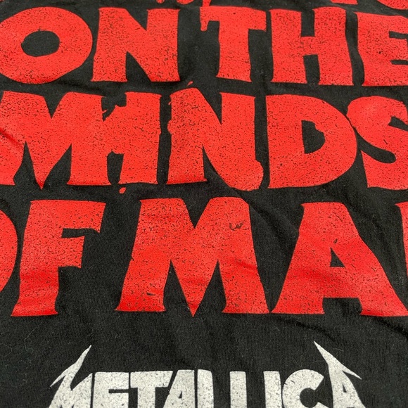 Metallica T Shirt Mens Large Feeding in the Minds of Man - Picture 3 of 9